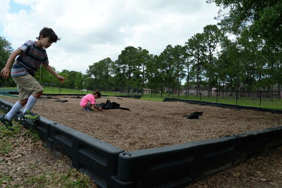 Ccisd Bond To Address Aging Playgrounds Houston Chronicle At Armand Bayou Elementary Clear Creek Isd For Safety Reasons Removed Aging Equipment Leaving