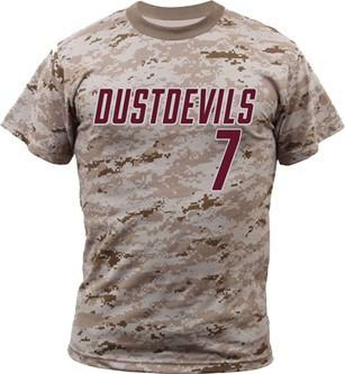 TAMIU will wear special jerseys for its military appreciation game against St. Edward's at 3 p.m. Saturday at Uni-Trade Stadium. Replica jersey T-shirts will be available for $25 with proceeds benefiting the TAMIU Student Veterans Association.
