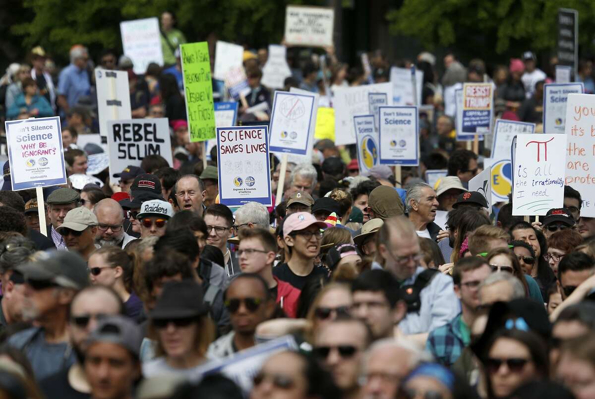 Protesters take to the streets in SF March for Science