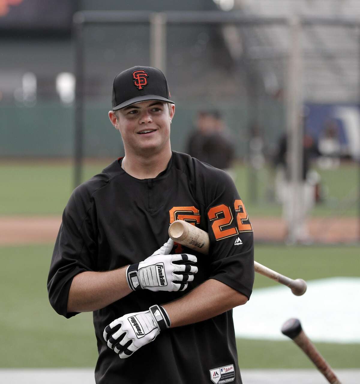 Giants promote Christian Arroyo caught off guard'