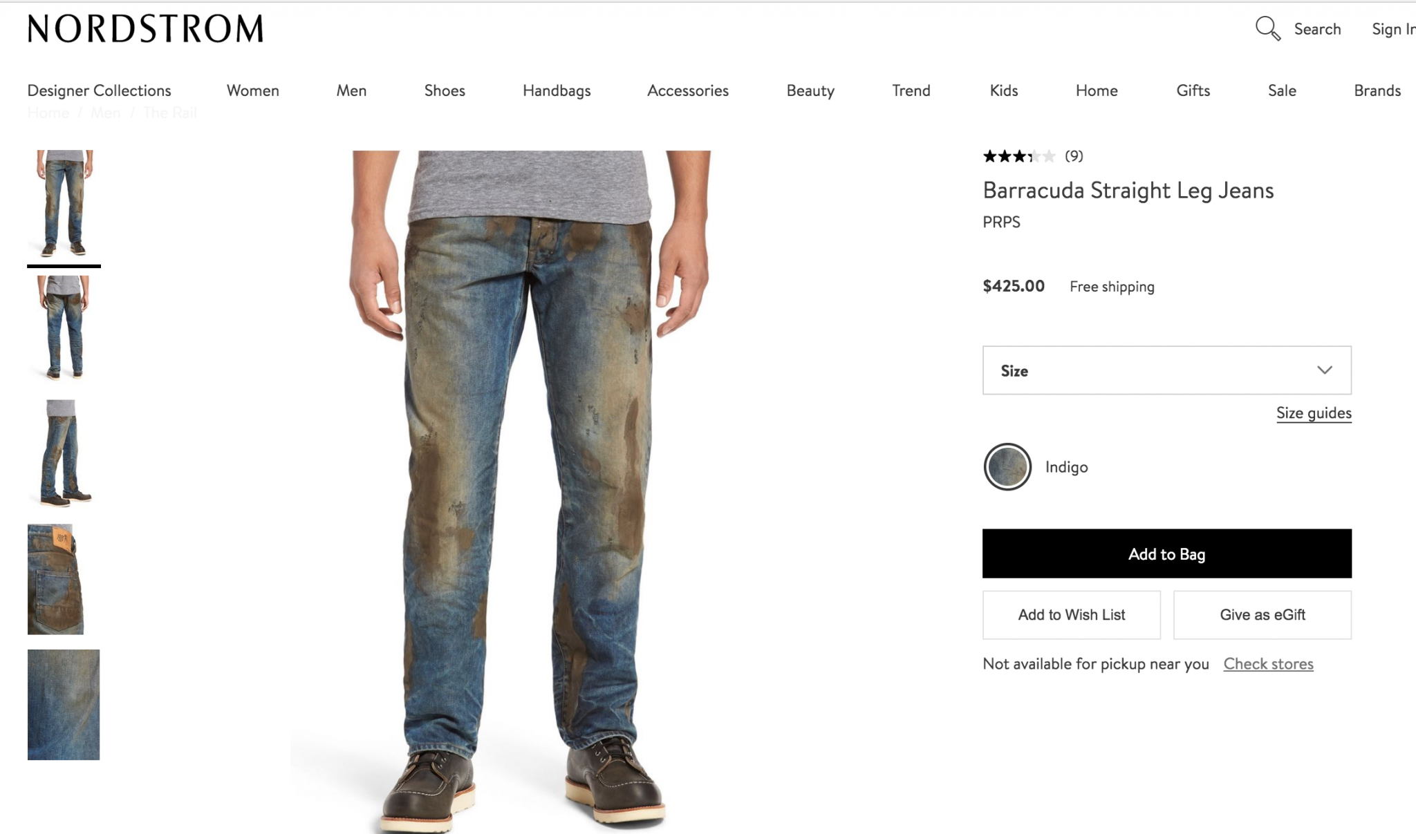 LA fashion brand's 'extreme cut out jean' is certainly extreme. Pants,  however? Maybe not.