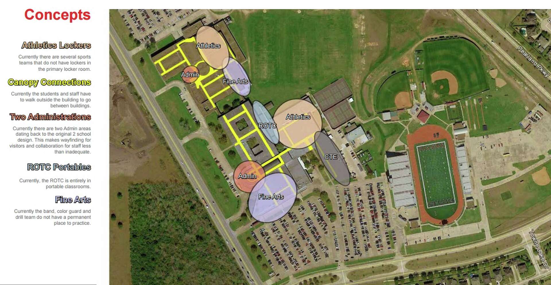 Map Of Pearland High School Jail Committee Hopes For Voter Support To