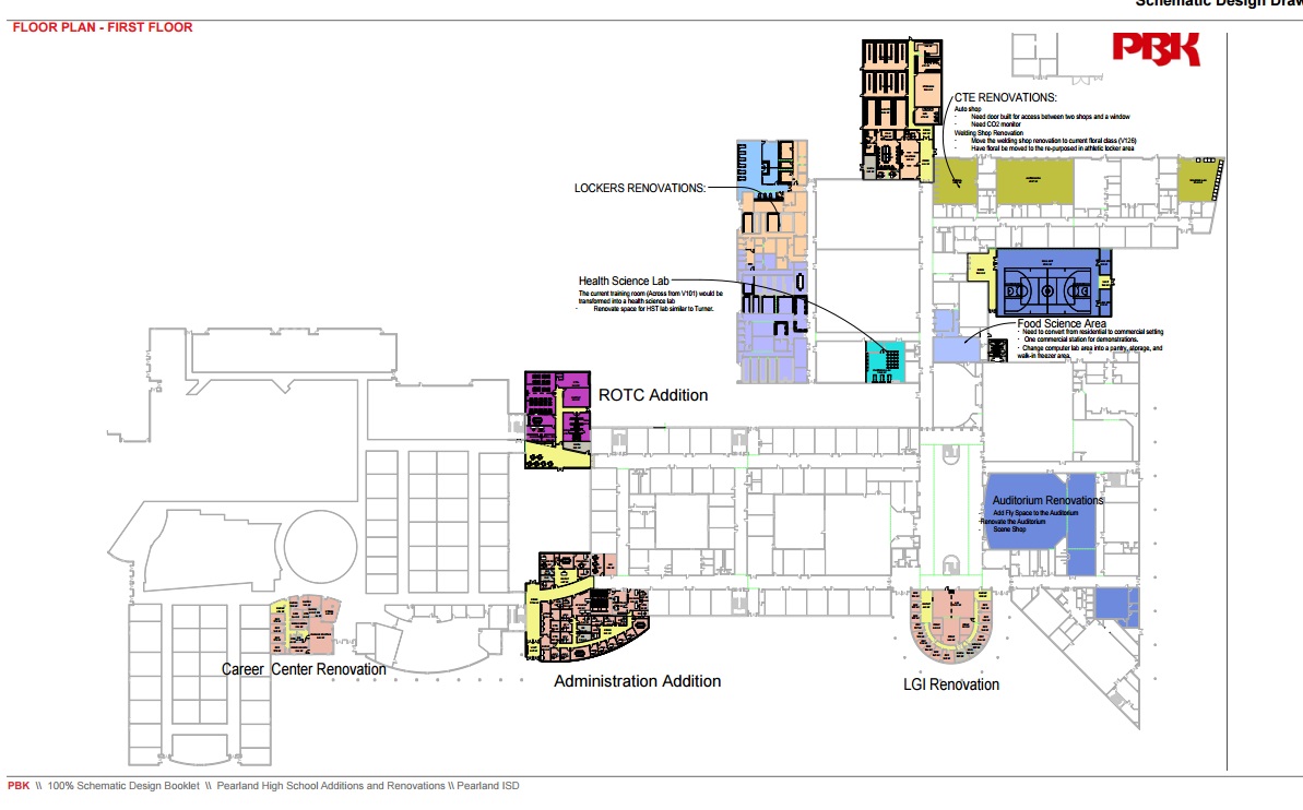 Map Of Pearland High School Jail Committee Hopes For Voter Support To