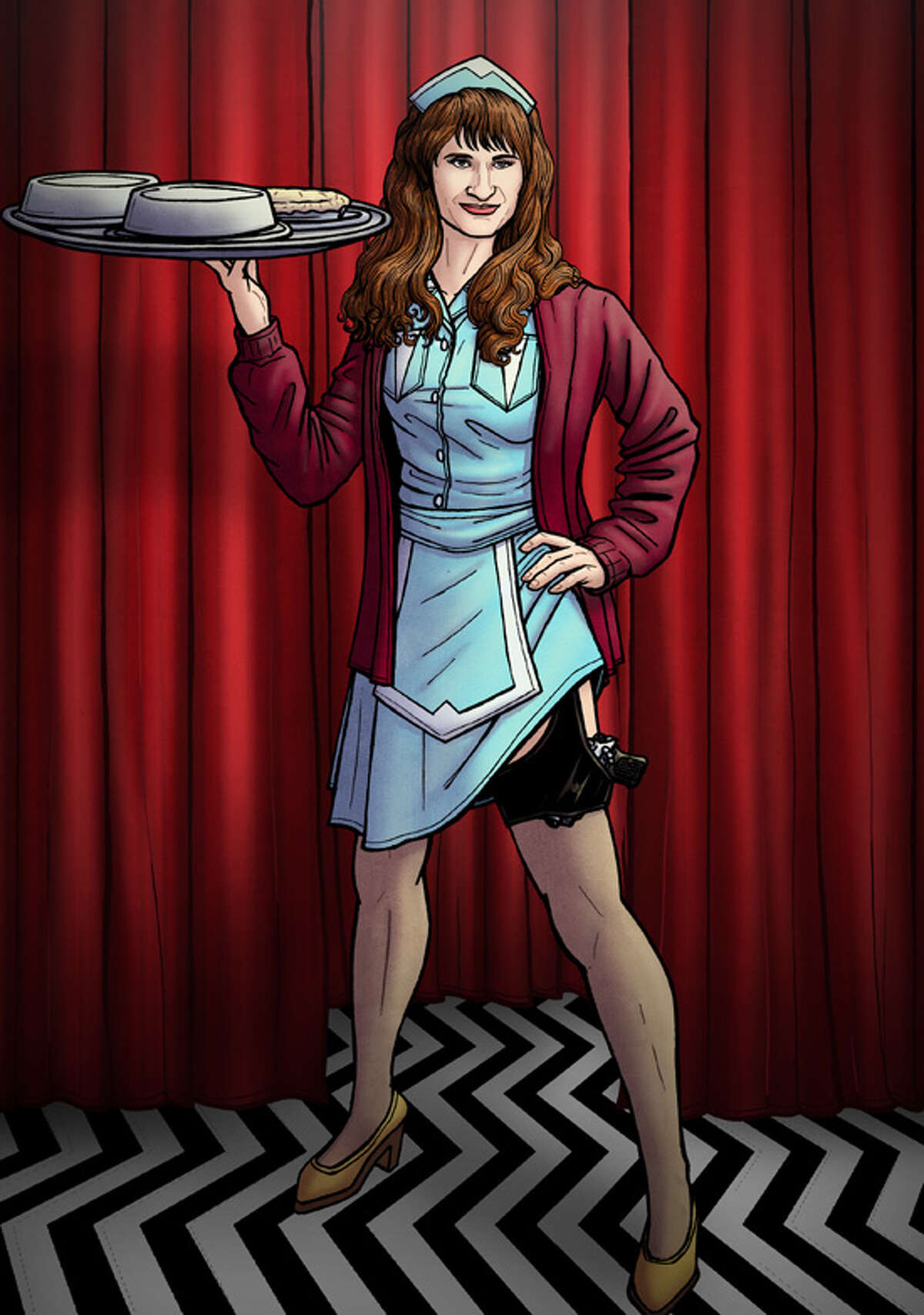 The fire walks with these 'Twin Peaks' art commissions by Paul Hanley