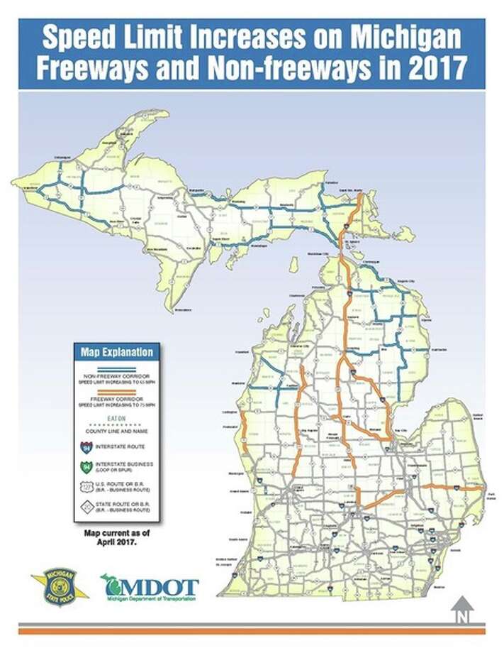 New 75 mph speed limit for parts of U.S. 10, I75 Midland Daily News