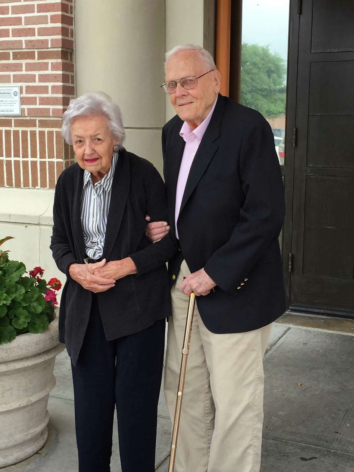 Dorothy and Ben Schleider have been happily married for 70 years. The two currently live at Belmont Village Senior Living in Hunter?’s Creek. The two celebrated their seventh decade together April 3 with other community members at the Village.