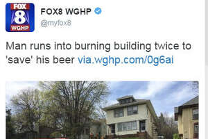 Reports: Man allegedly ran back into burning house to grab two cans of beer