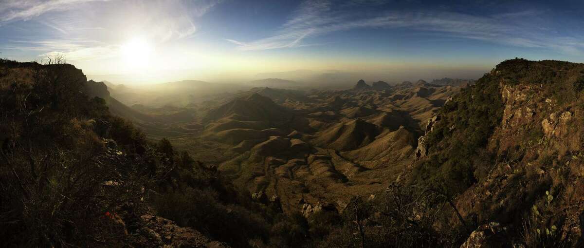 The view from the South Rim at Big Bend National Park on April 10, 2017.