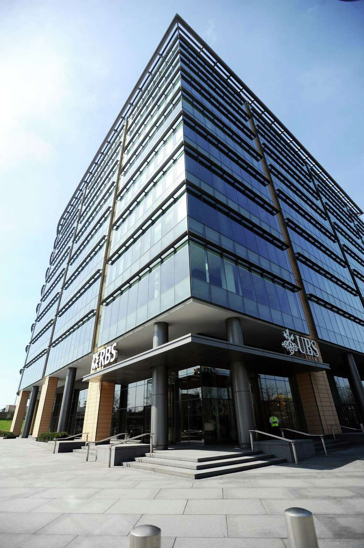 Royal Bank of Scotland’s Americas headquarters, as well as offices for UBS, are located at 677 Washington Blvd., in downtown Stamford, Conn.