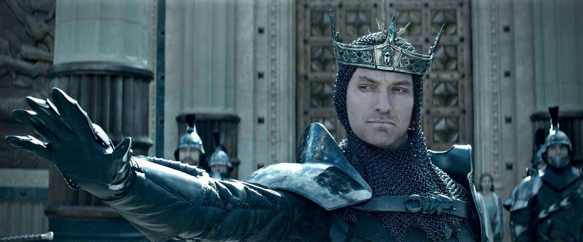 Jude Law in "King Arthur: Legend of the Sword." (Warner Bros.)