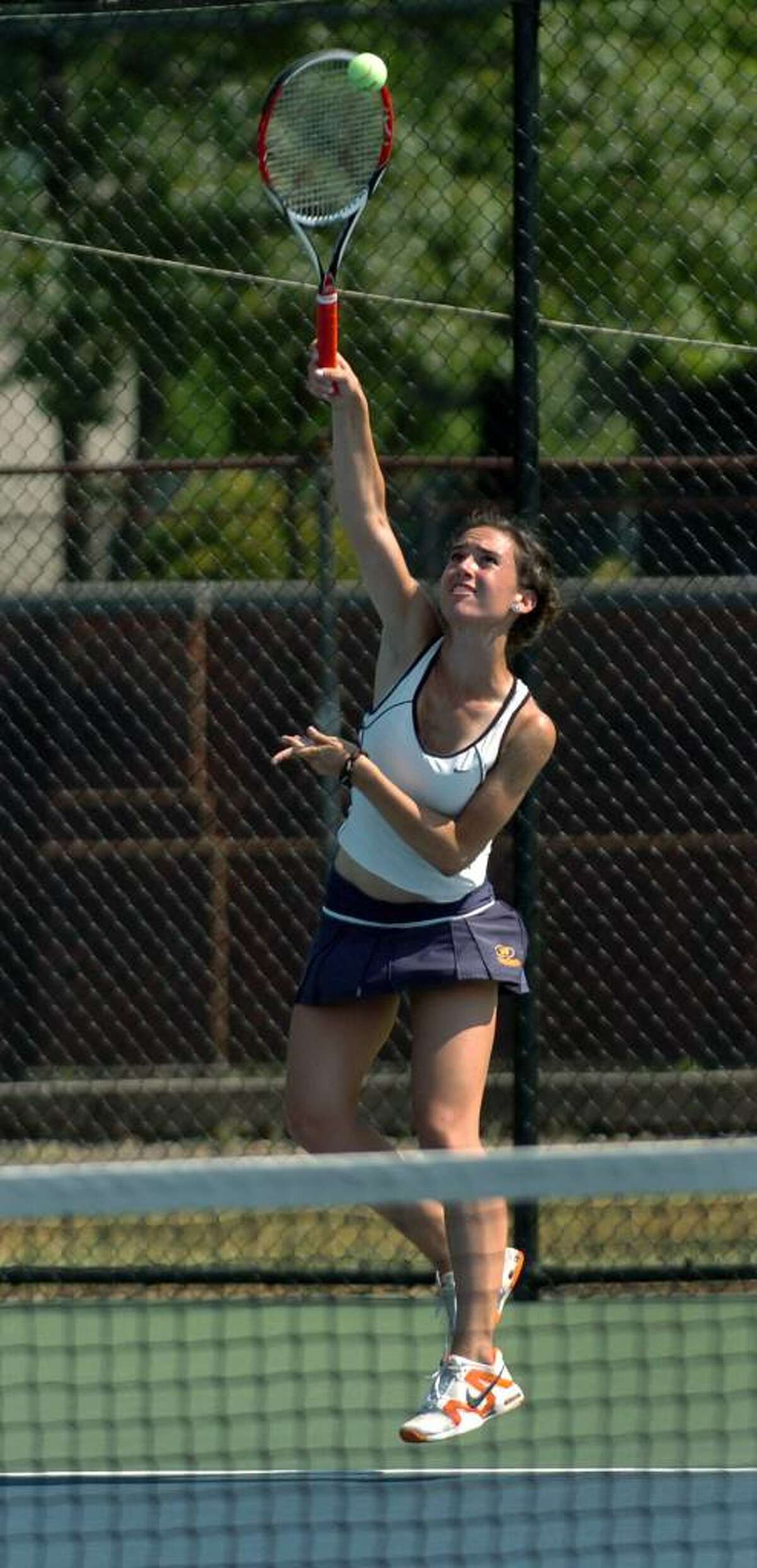 Warde ends Greenwich's reign in Class L girls tennis