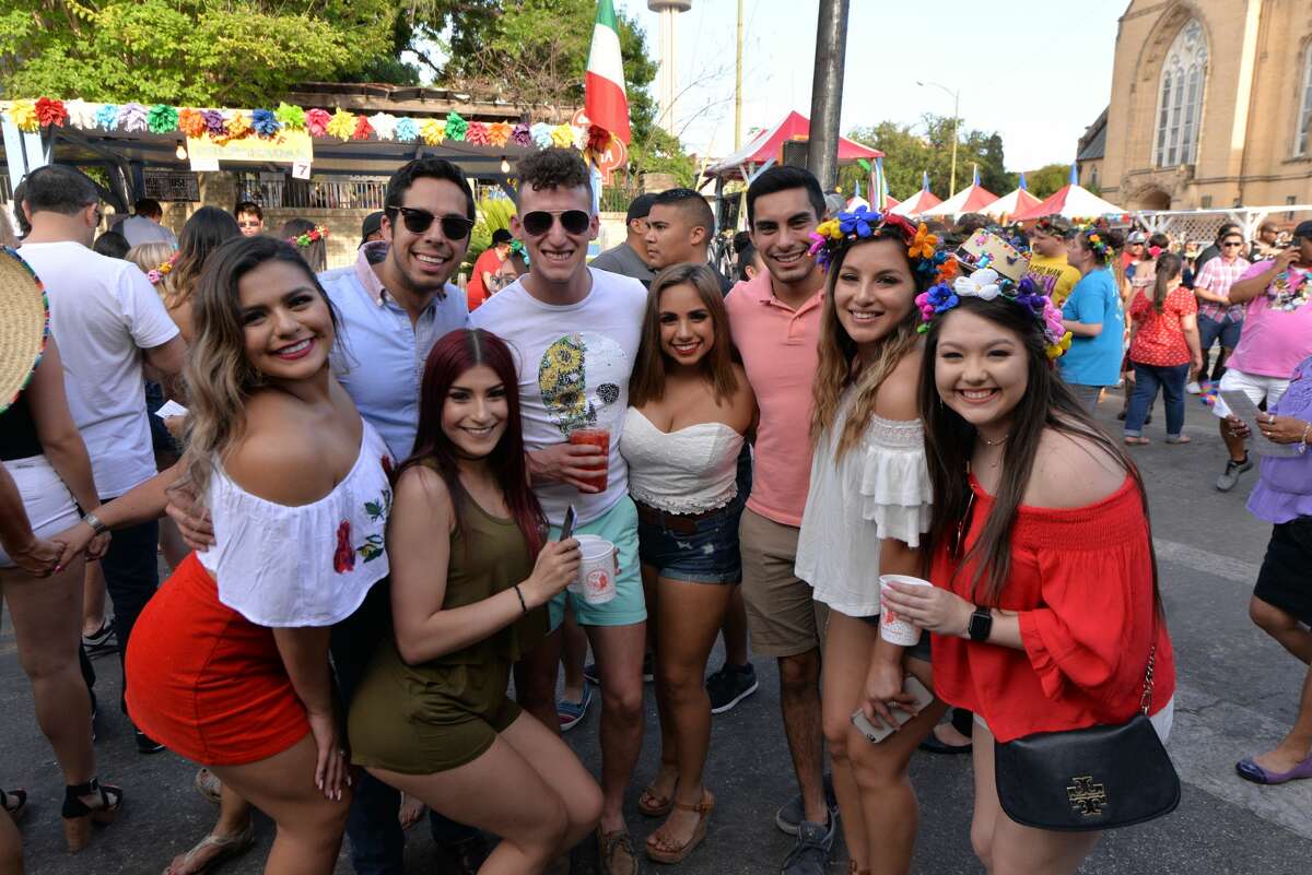 San Antonio's college crowd flocked to La Villita on Thursday, April 27, 2017 to celebrate the highly anticipated college night at NIOSA during Fiesta 2017.