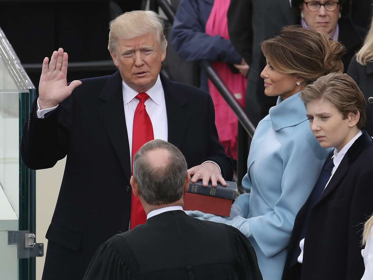 1. Inauguration Day Donald Trump was sworn-in as president Jan. 20, 2017 in Washington, D.C.