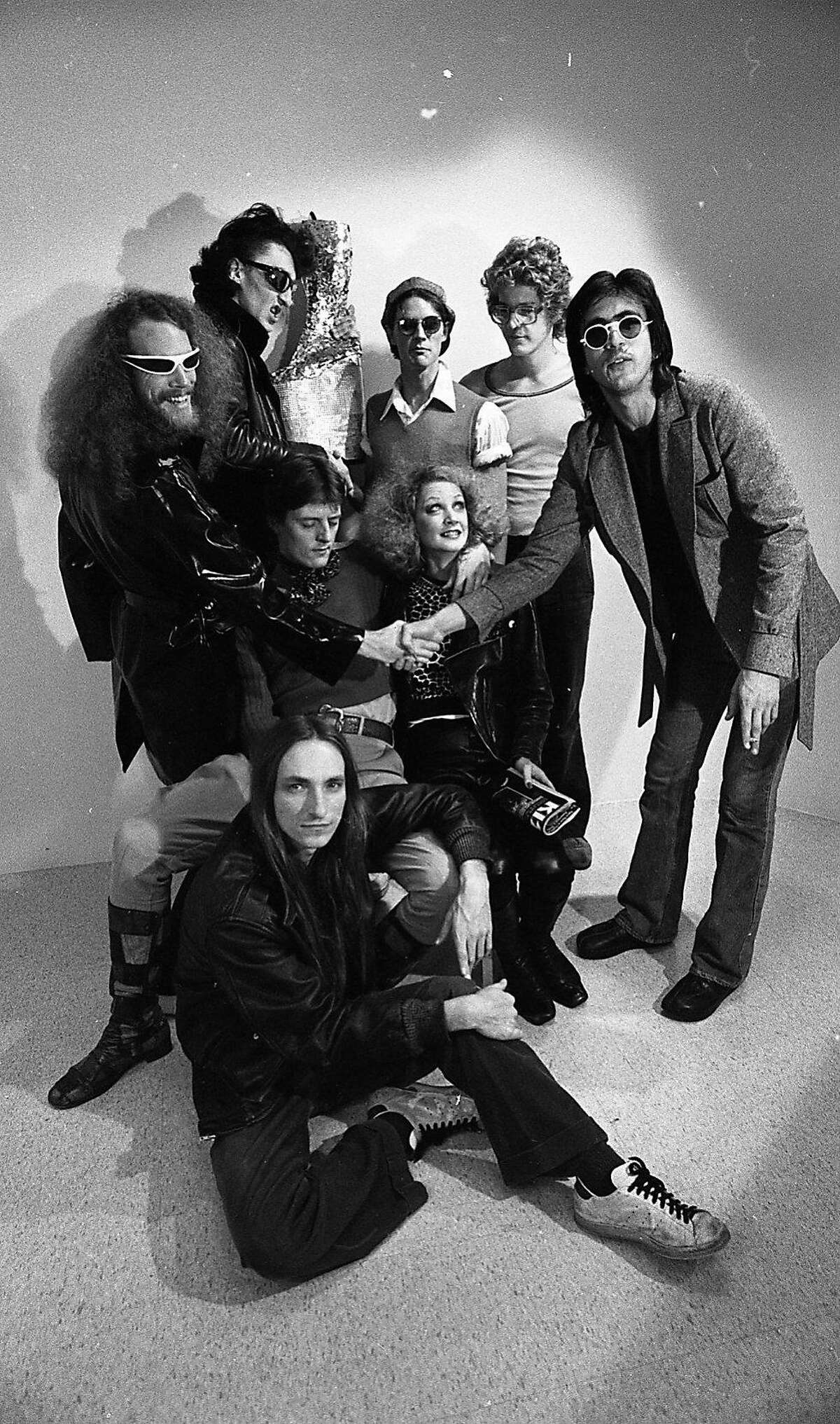 The Tubes come into the studio to be photographed, September 12,1975