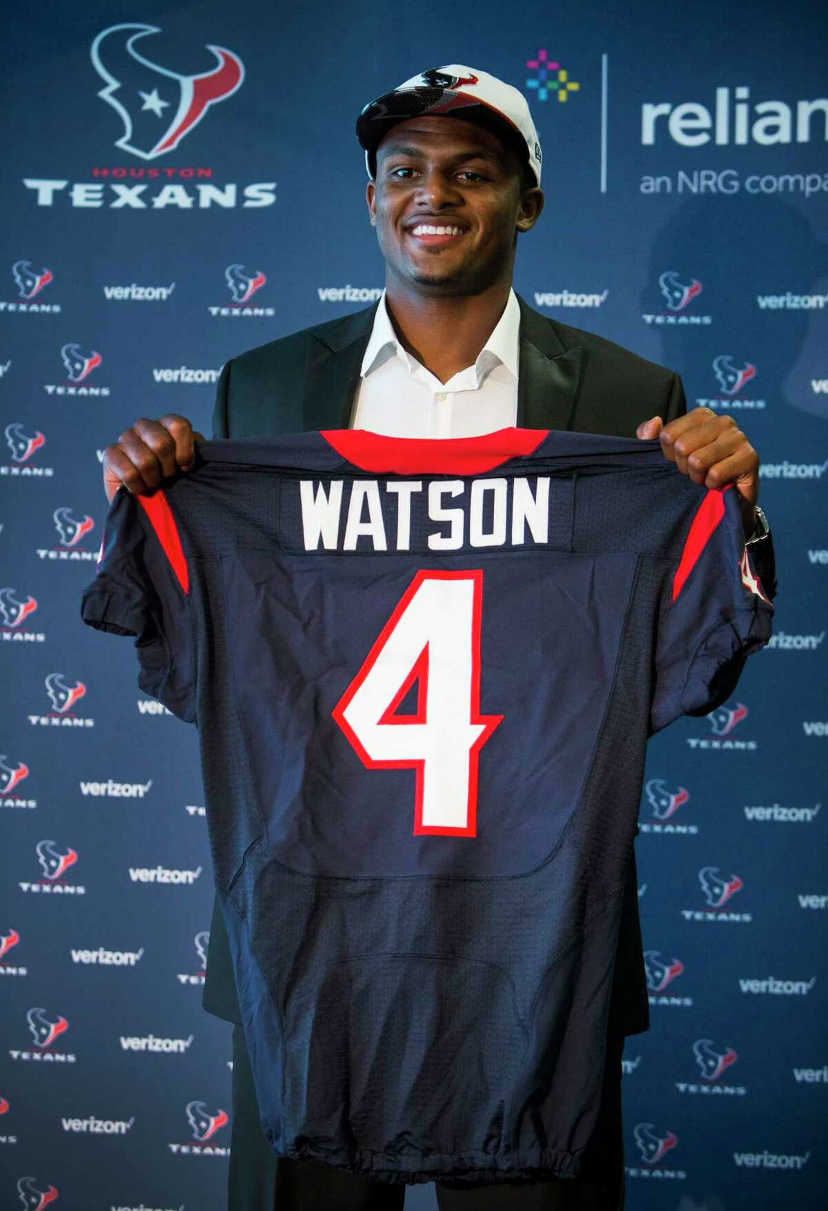 Newest Texans Quarterback Deshaun Watson Arrives In Houston