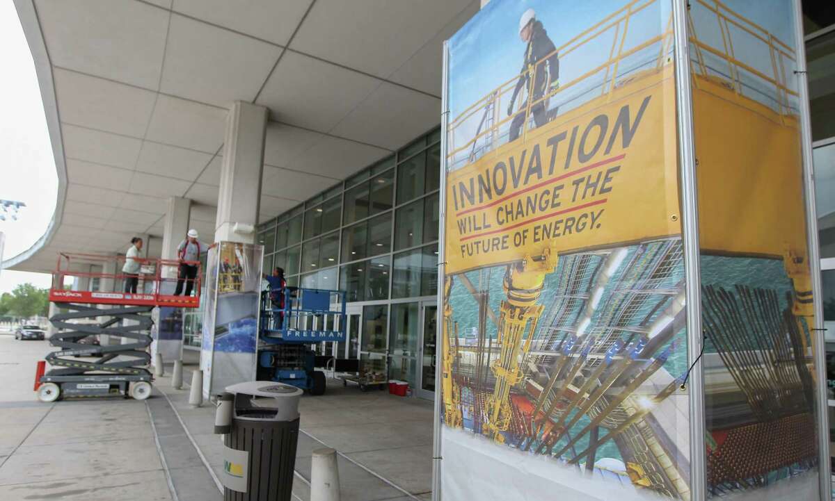 NRG Center ahead of the Offshore Technology Conference Wednesday, April 26, 2017, in Houston. ( Steve Gonzales / Houston Chronicle )