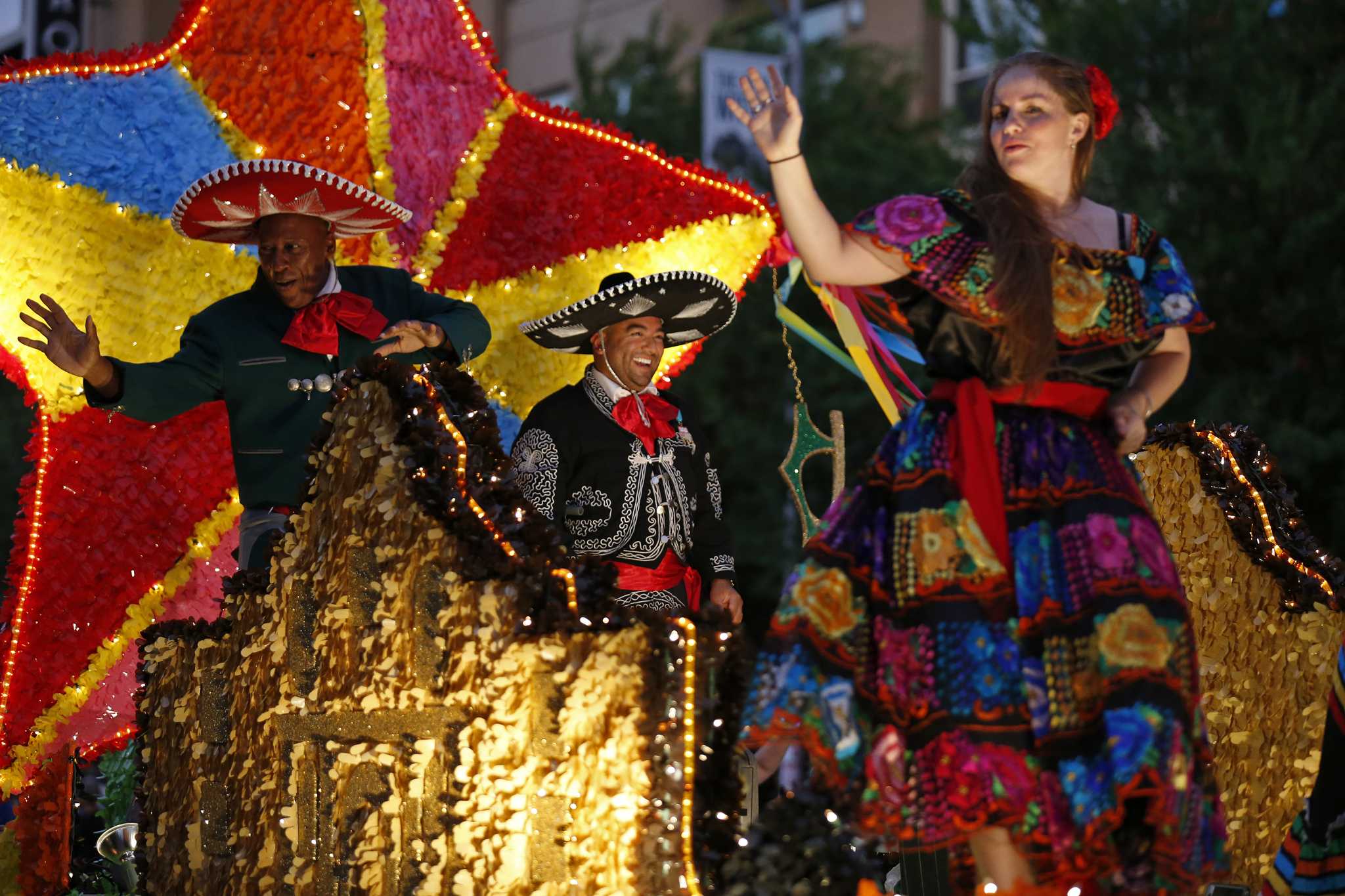 Fiesta Flambeau Parade lights up downtown San Antonio