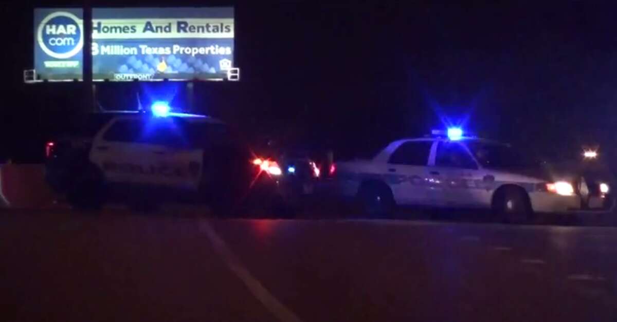 A woman is dead Monday after she suffered a medical emergency while driving on the North Freeway and hit the car of an undercover police officer. (Metro Video)