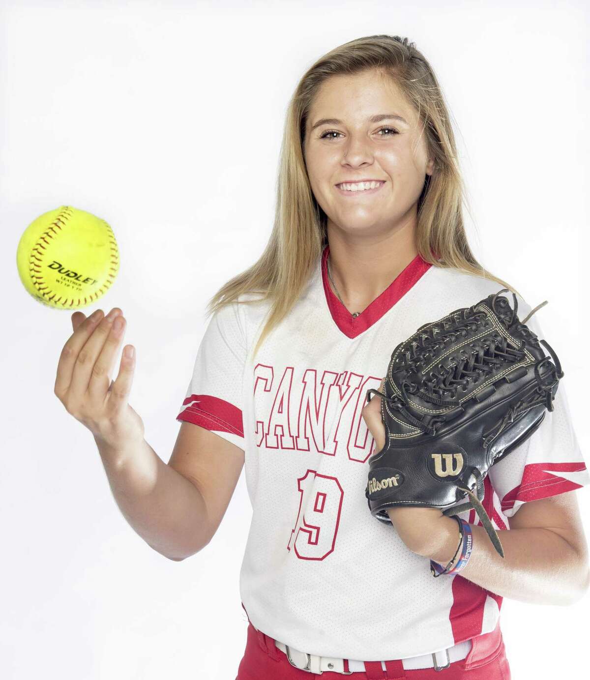Canyon High School's Brooke Vestal is one of 12-players selected for the Express-News All-Area Softball Super Team. Carlos Javier Sanchez / For The Express News