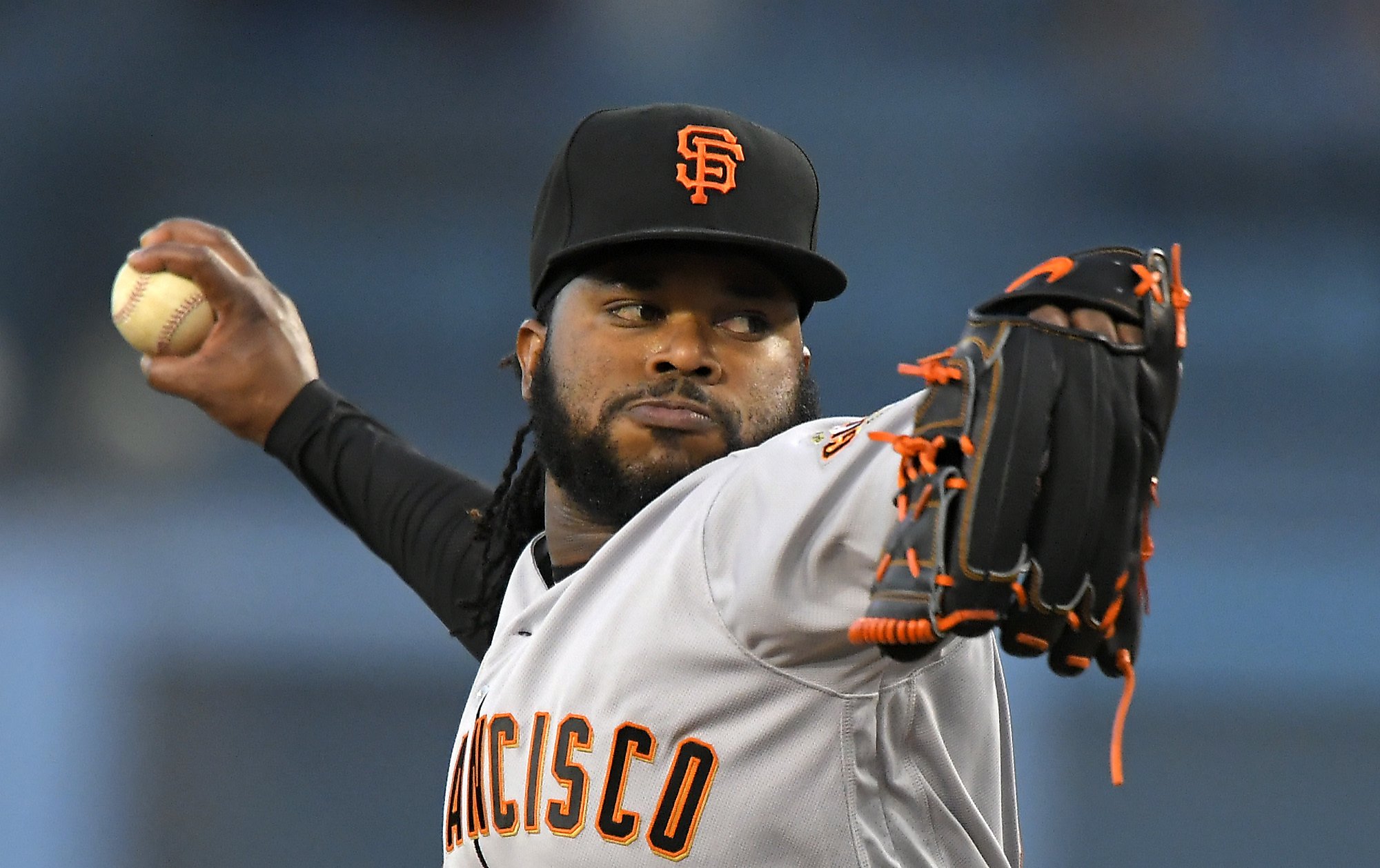 Giants somewhat concerned about Johnny Cueto's blister