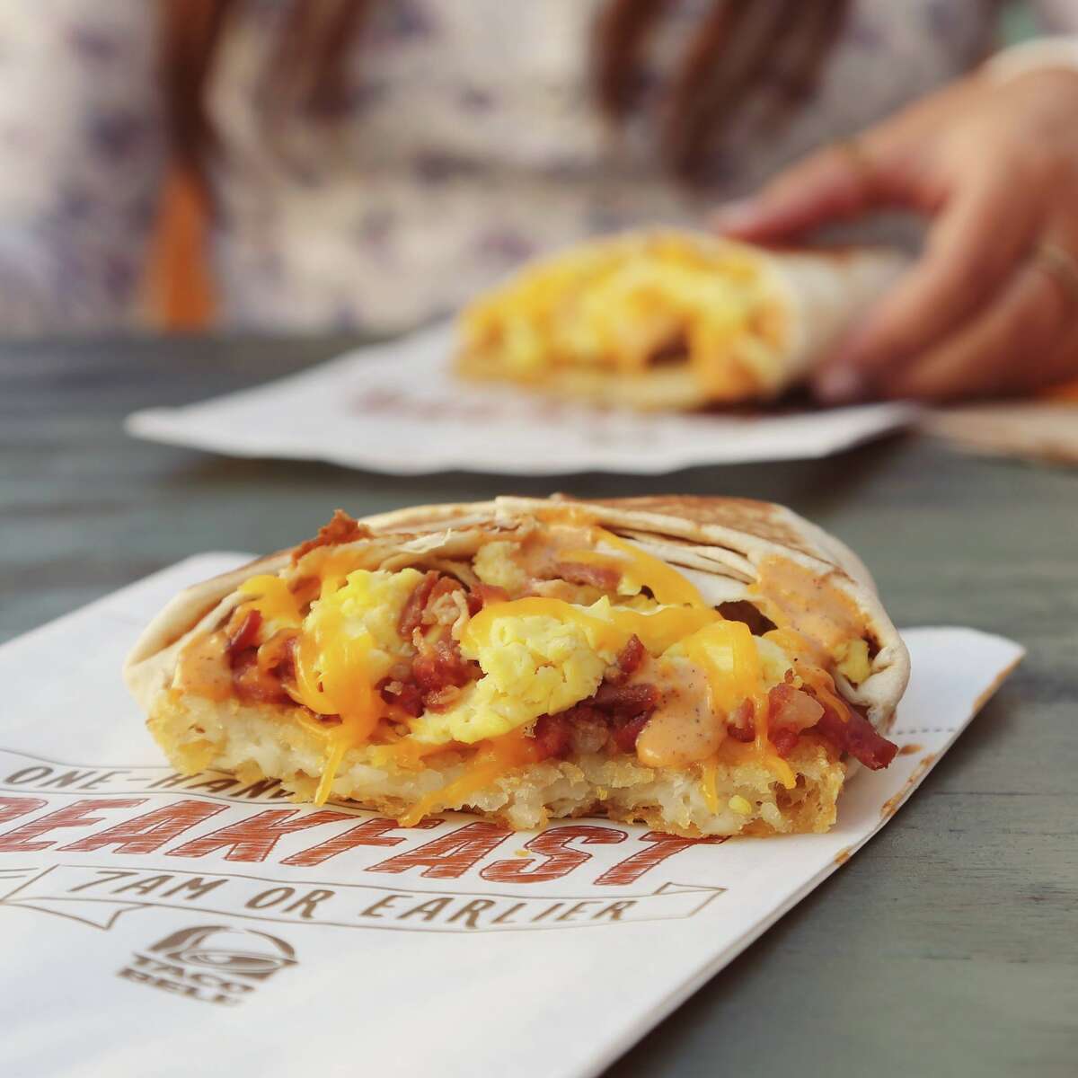 The most caloric fast food breakfast items