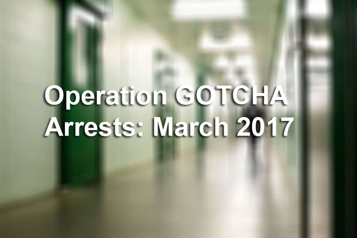 Keep clicking through to see people who were arrested in March with Operation Gotcha.