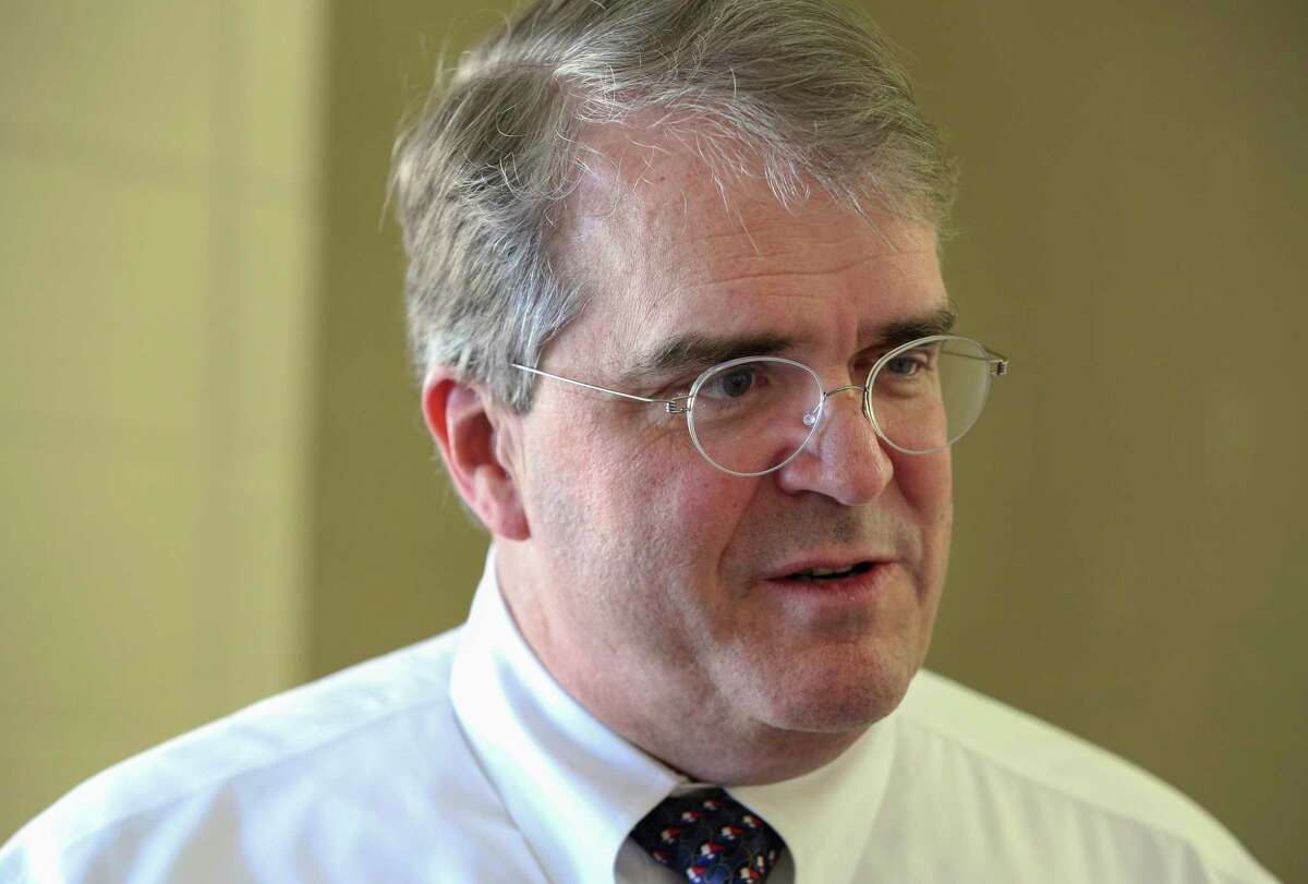 Congressman John Culberson is photographed during an interview before meeting his constituents from the 7th Congressional Distric for a town hall at Spring Branch Middle School Saturday, March 25, 2017, in Houston. ( Yi-Chin Lee / Houston Chronicle )