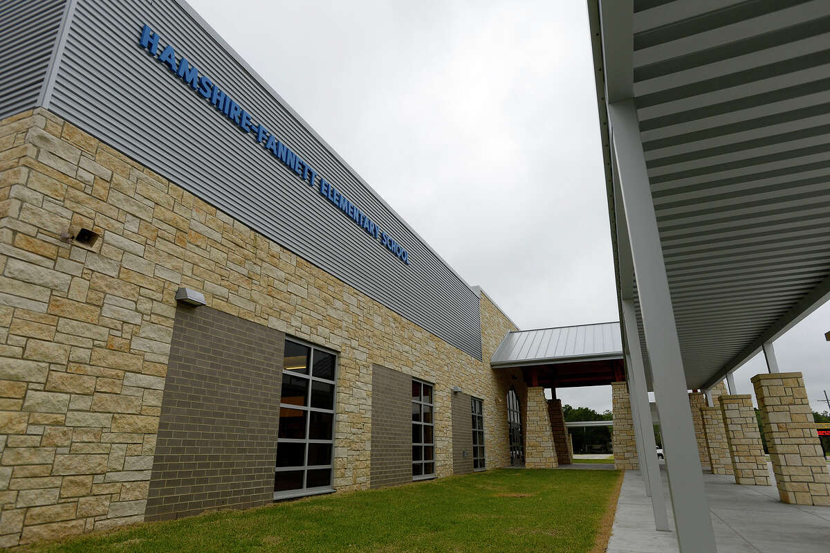 Hamshire-Fannett Elementary will be holding a dedication ceremony this evening for the new campus. Photo taken Wednesday 5/3/17 Ryan Pelham/The Enterprise