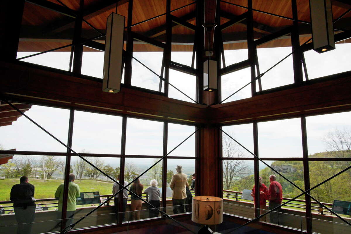 Photos: $3.8 million Thacher State Park visitors center opens