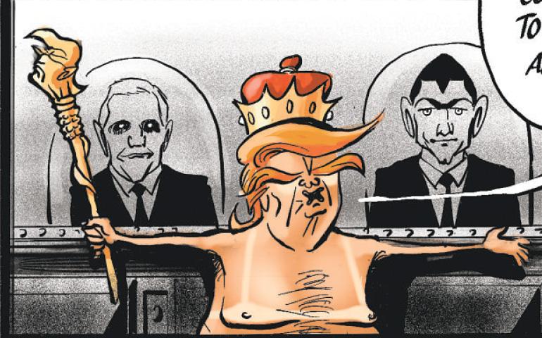 Cartooning Trump