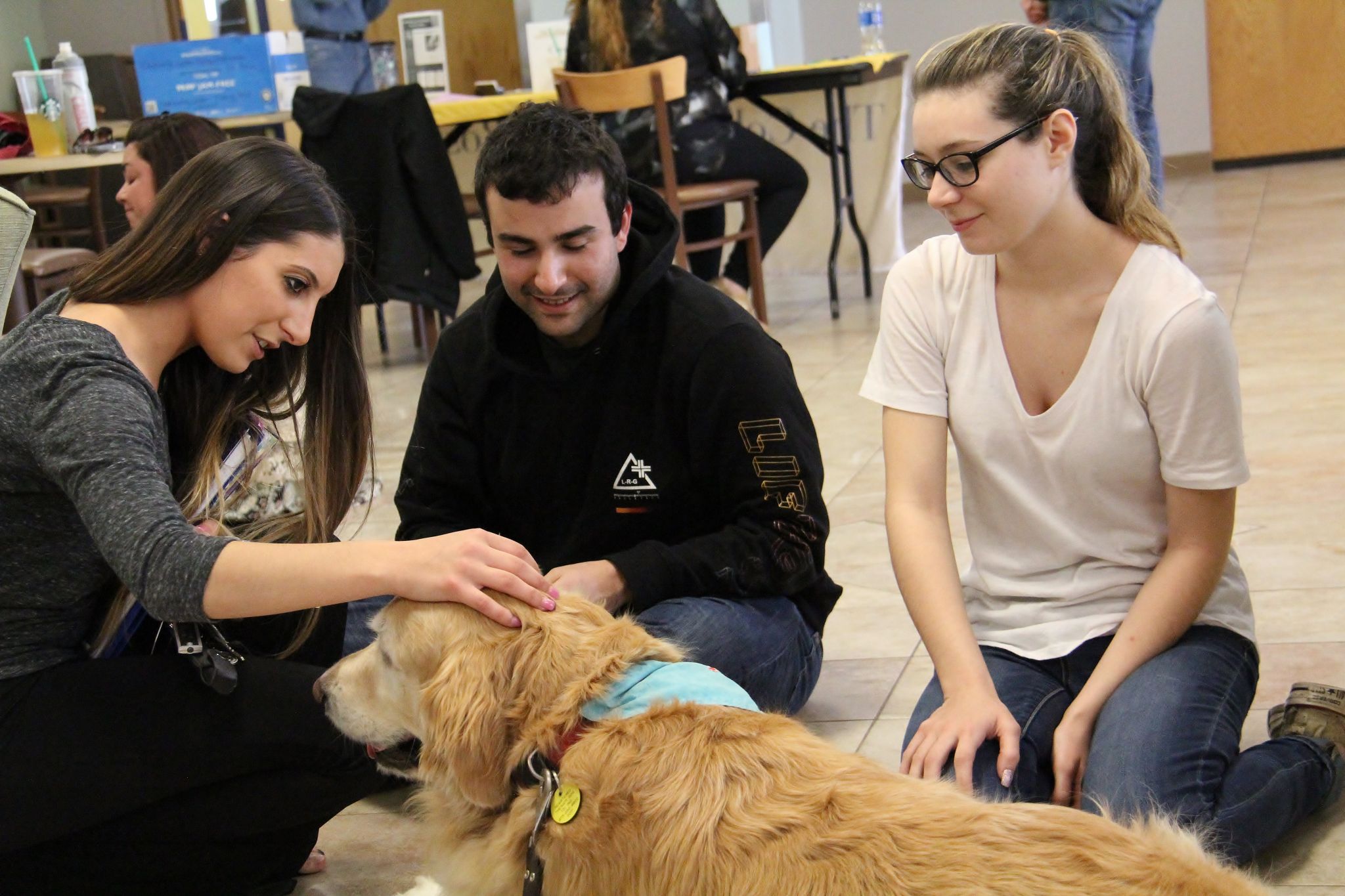 Seen: Therapy dogs at College of Saint Rose