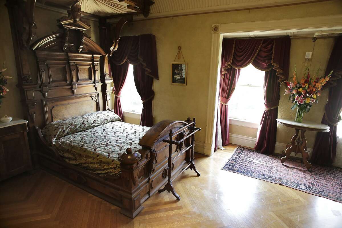 Sarah Winchester's bedroom, inside the Winchester Mystery House.