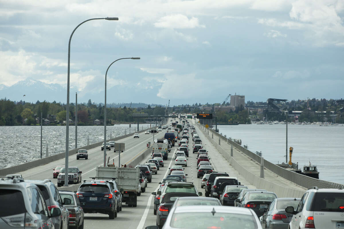 Traffic at Seattle's bad congestion spots