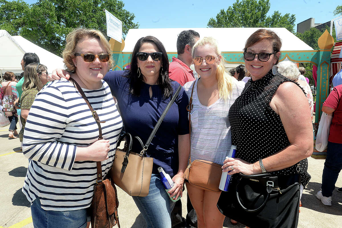 Susanne Johnson, Sherri Foreman, and Taylor and Darla Norman were at the 9th annual Mediterranean Festival at St. Michael's Christian Orthodox Church in Beaumont Saturday. The event offered a day of immersion into Mediterranean and Middle Eastern culture, with something to satisfy all of the senses. Sweet and savory traditional fare drew long lines throughout the event, a children's area offered a variety of kids events, a bazaar featured clothes and decor of the culture, and church tours, music and dance rounded out the cultural experience. Photo taken Saturday, May 6, 2017 Kim Brent/The Enterprise