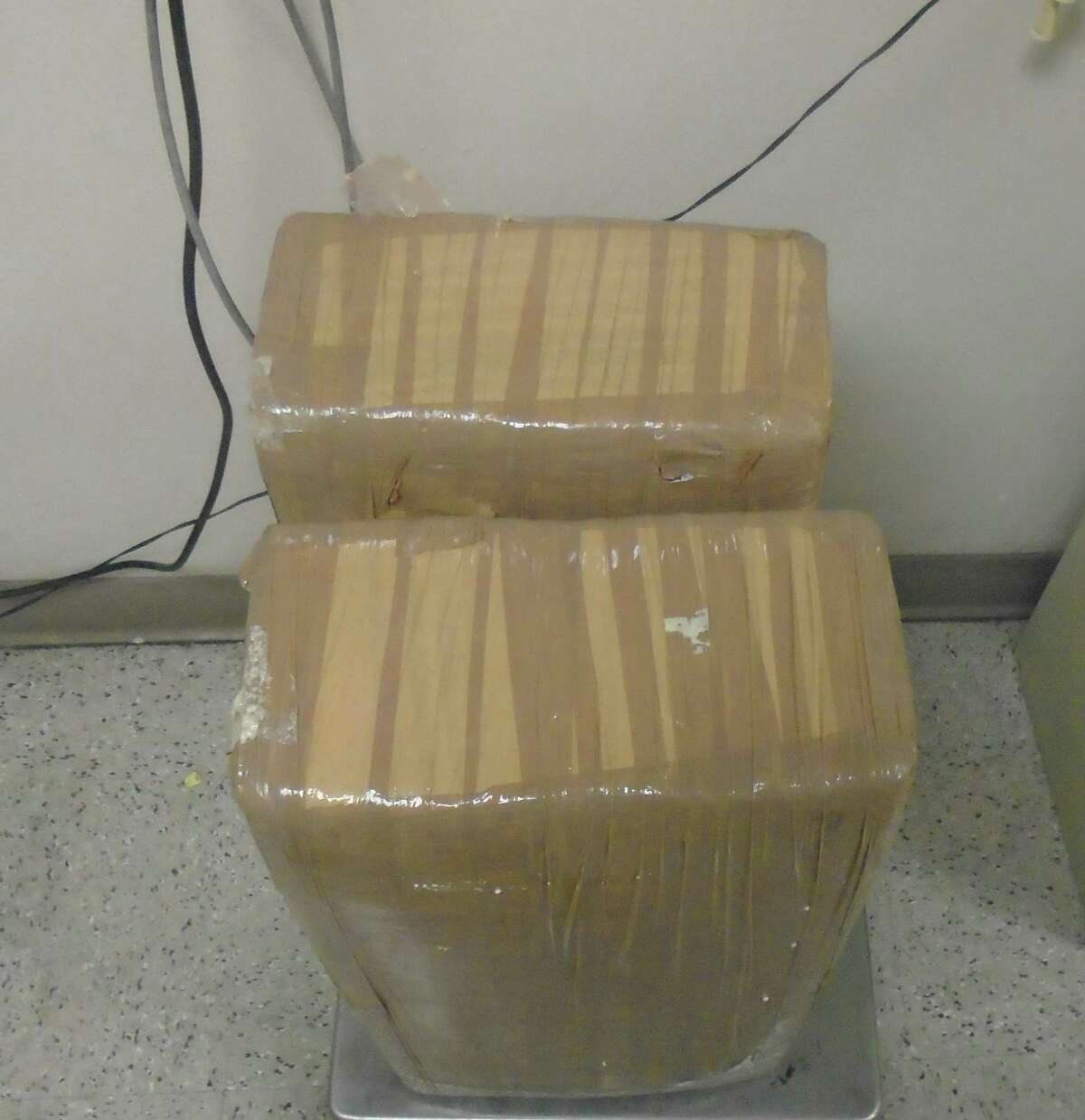 CBP seized about 60 pounds of marijuana Wednesday at the World Trade Bridge when an officer referred an express consignment international courier service truck for a secondary examination.