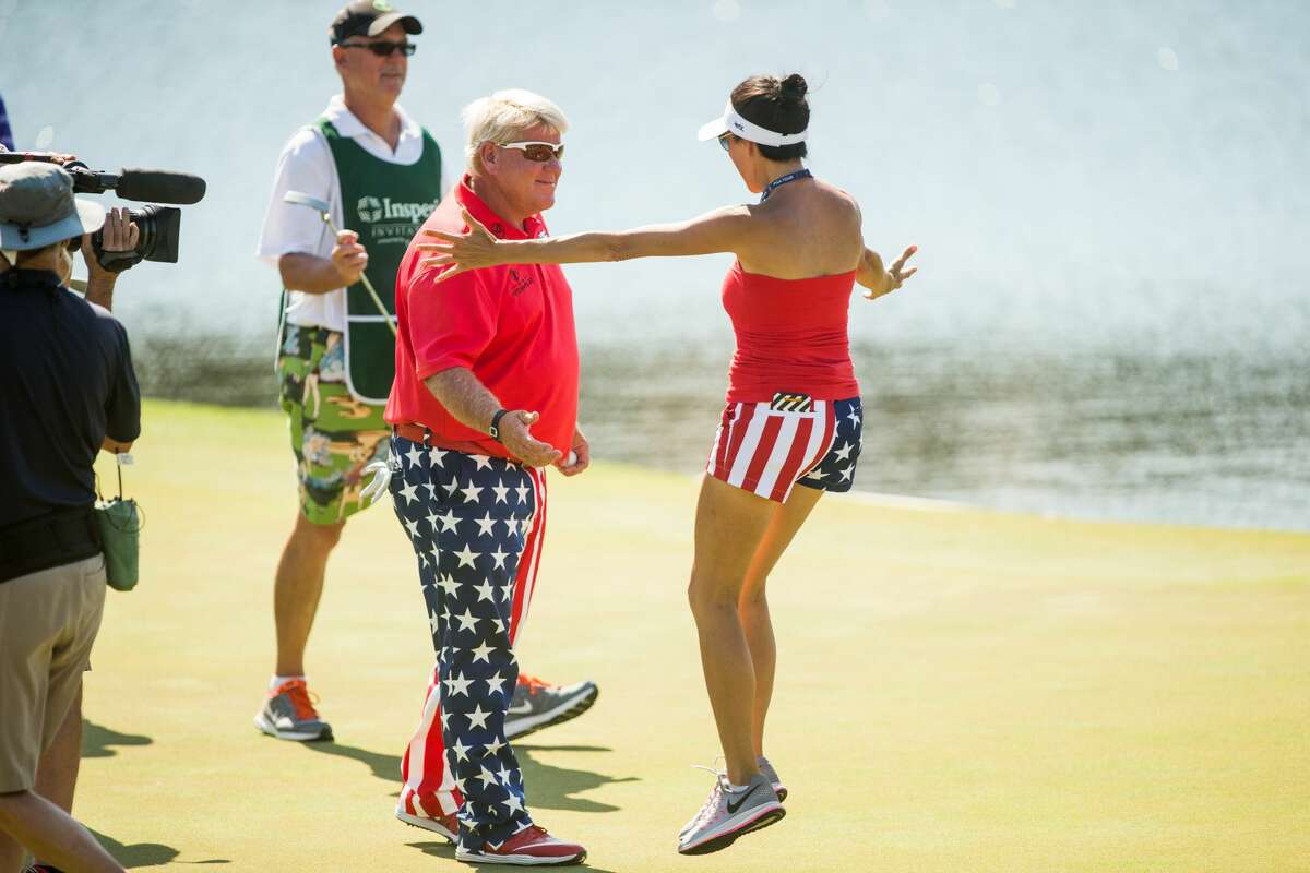 John Daly wears Astros pants in first round of Insperity Invitational