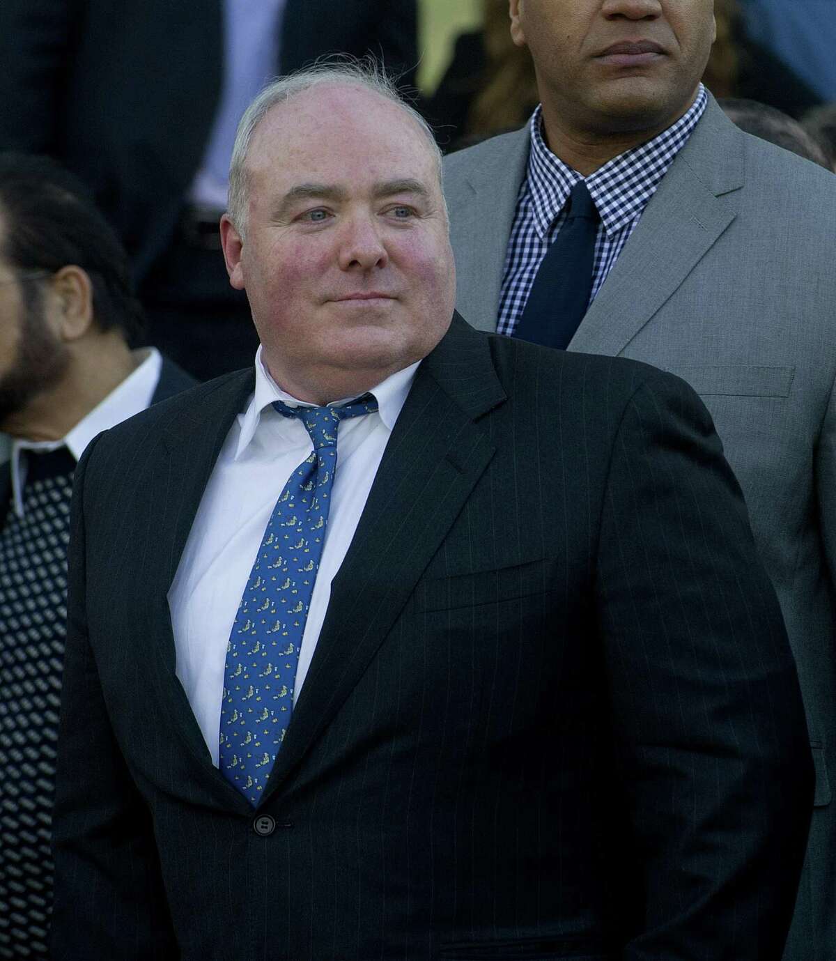 Michael Skakel exits the State Superior Court in Stamford, Conn., after being released on bond in November 2013.