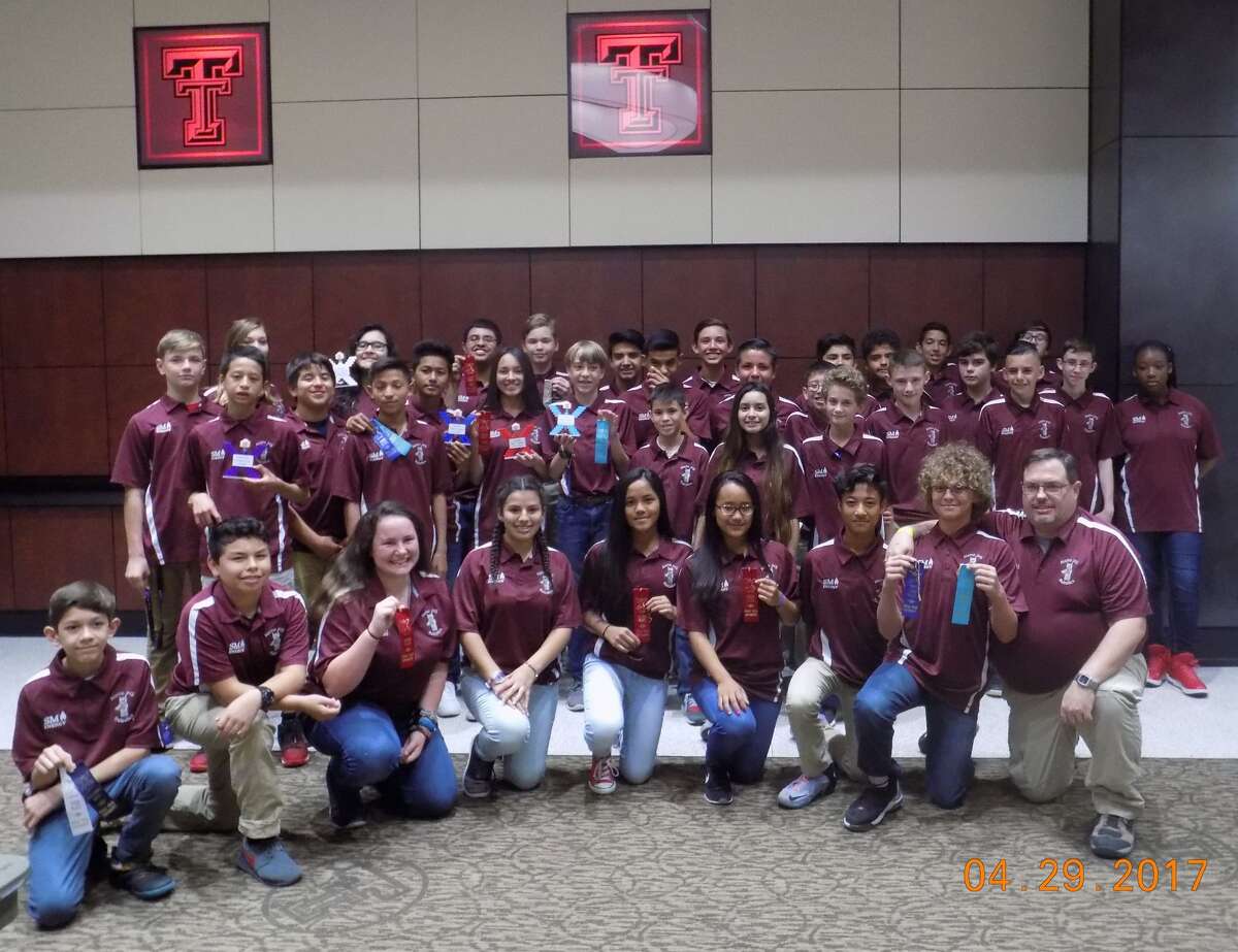 Alamo Junior High School compete at the GEAR contest championship