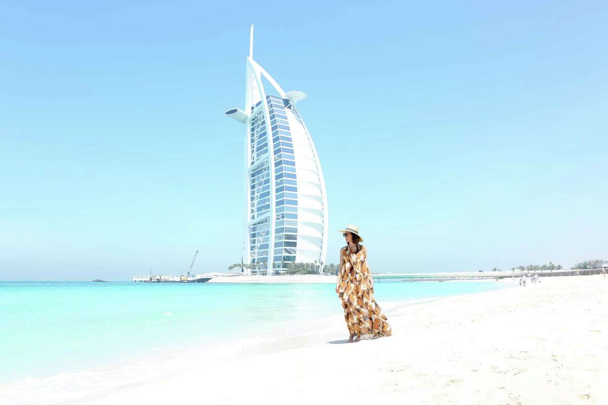 Lifestyle blogger Carrie Colbert in Dubai