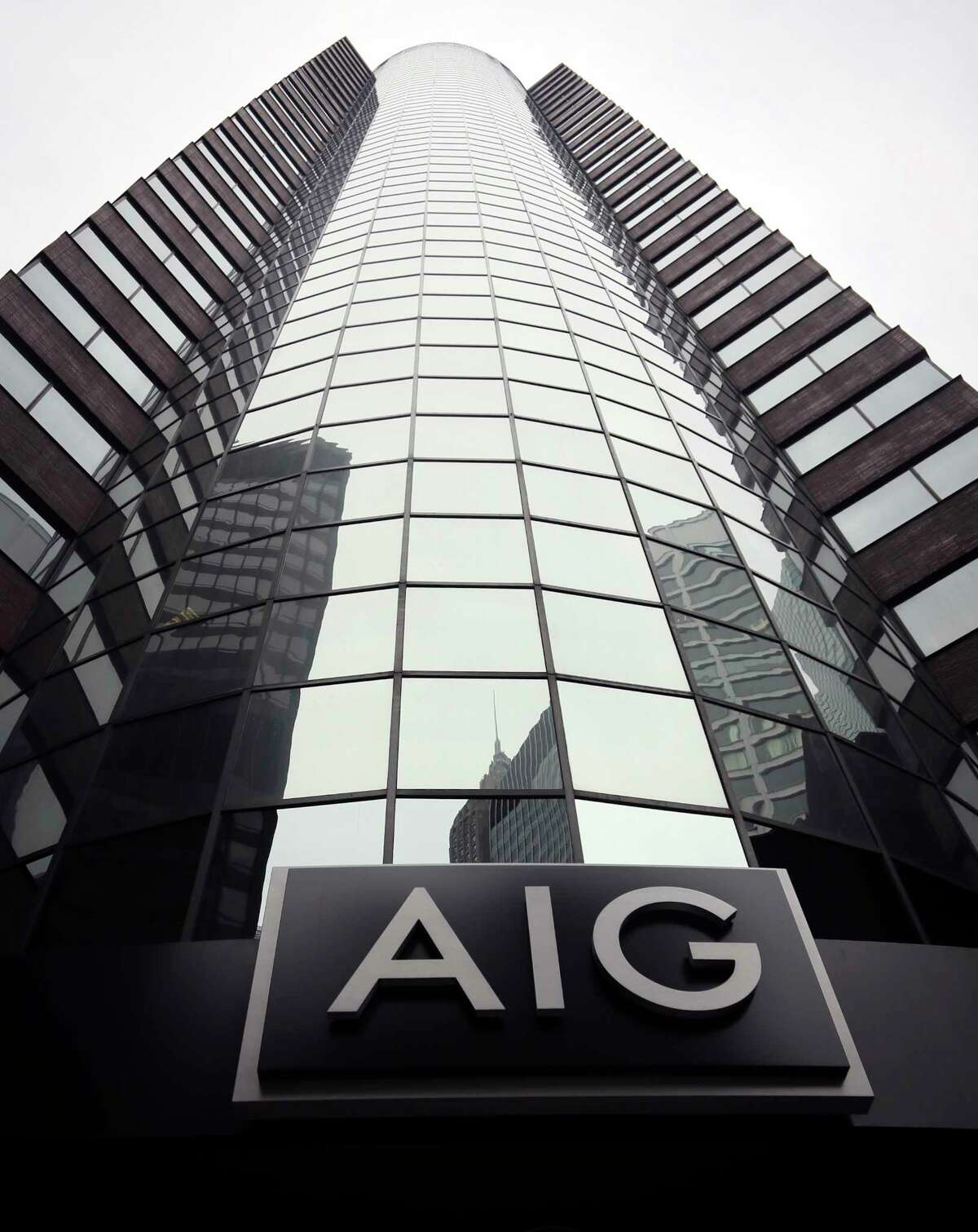 FILE - This Wednesday, Jan. 9, 2013, file photo shows the American International Group logo at the company's headquarters in New York. A federal appeals court has upheld as lawful the governmentÂ?’s bailout of AIG in the heat of the financial crisis. It overturned a lower-court decision favoring the insurance giantÂ?’s former CEO. The ruling Tuesday, May 9, 2017, by the U.S. Court of Appeals for the Federal Circuit said a company controlled by ex-AIG chief Maurice Greenberg didnÂ?’t have a legal right to pursue its claim against the government over the $85 billion bailout of the teetering AIG in September 2008. (AP Photo/Bebeto Matthews, File)