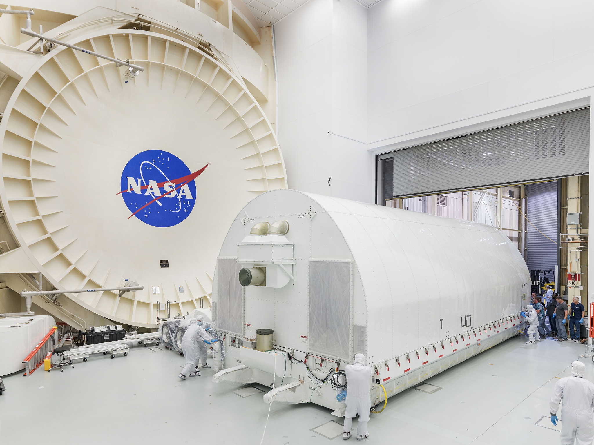 Hubble Space Telescope's replacement arrives at NASA’s Johnson Space Center