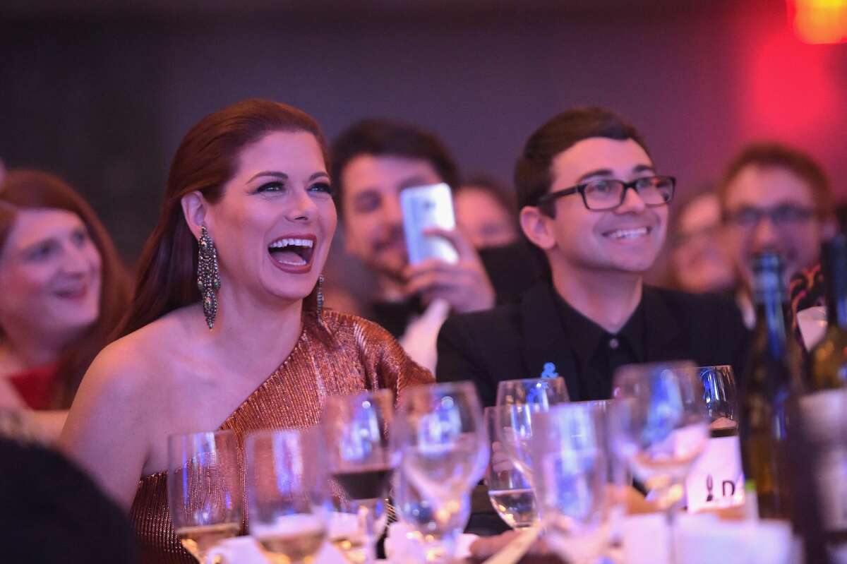 'Will & Grace' star Debra Messing and fashion designer and 'Project Runway' winner Christian Siriano were in the audience watching as the San Antonio Four accepted their award.