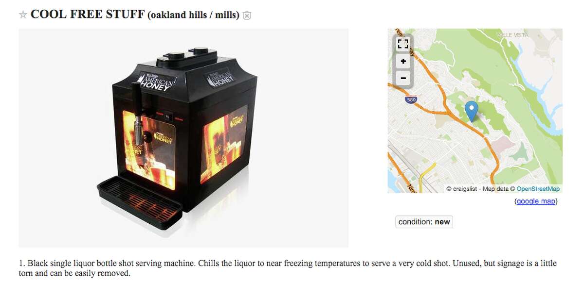 Free stuff you'd only find on Bay Area Craigslist