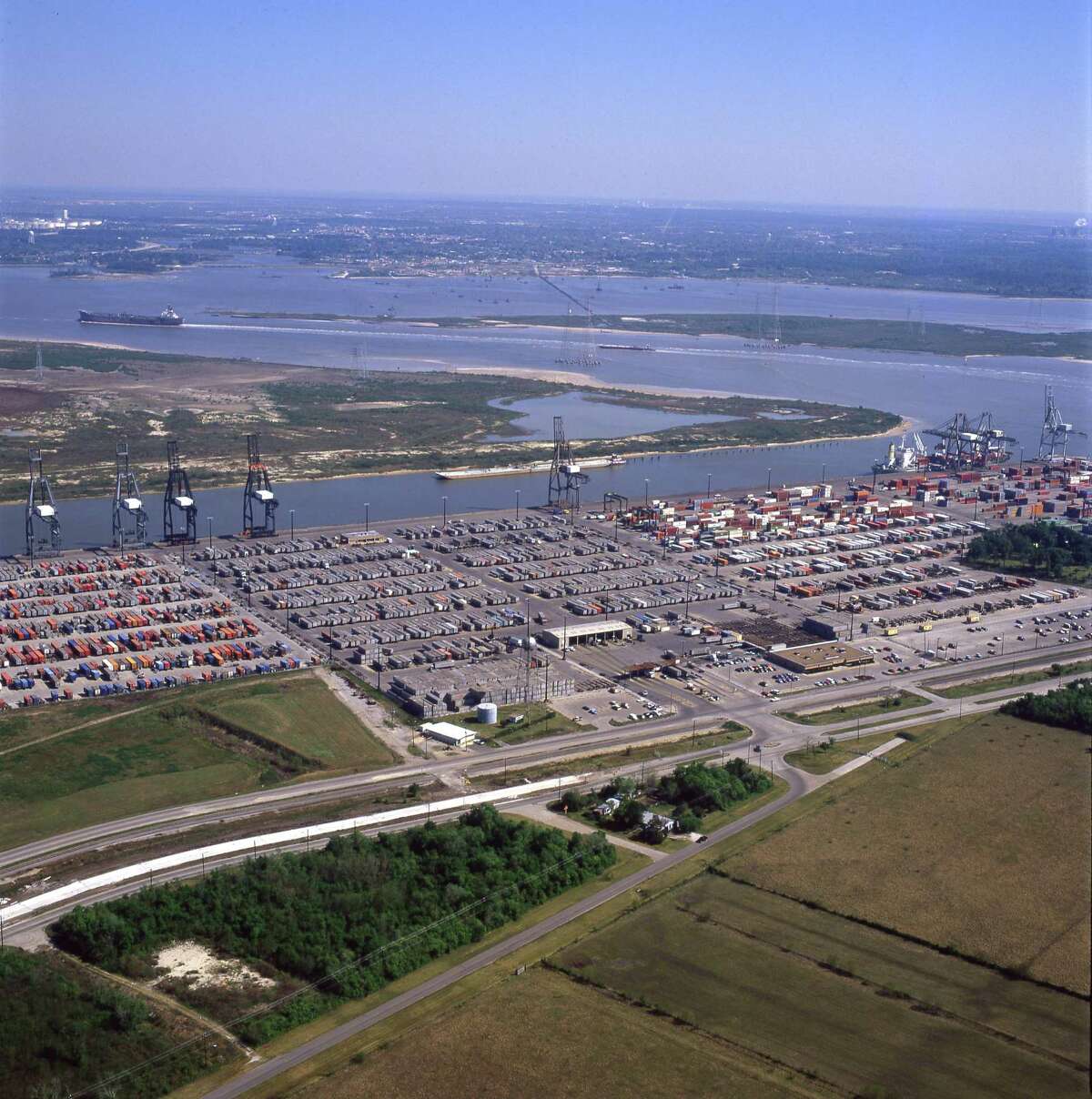 First docking of ship at Sea-Land wharf a milepost for Port