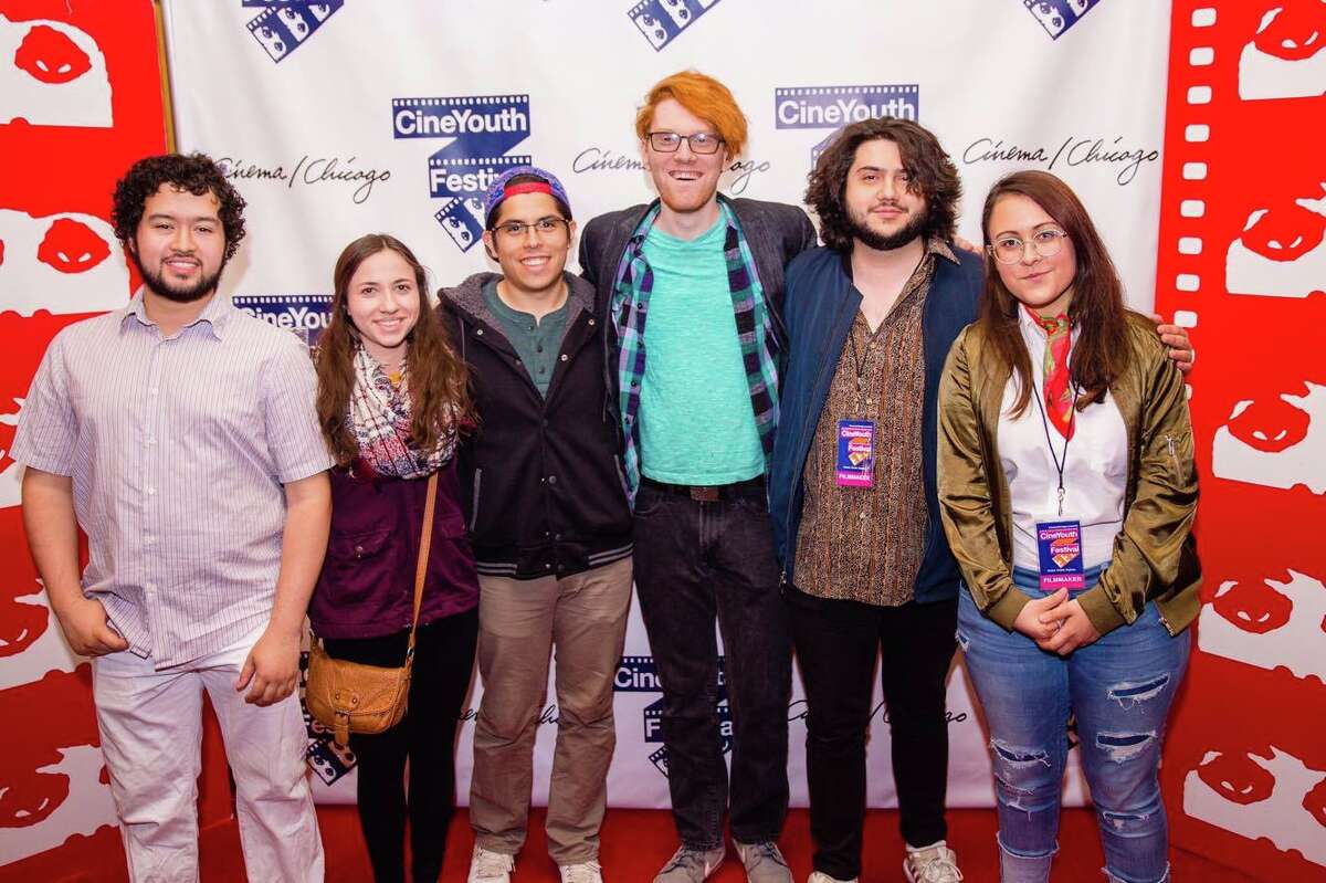 The crew of the film at the CineYouth Film Festival.