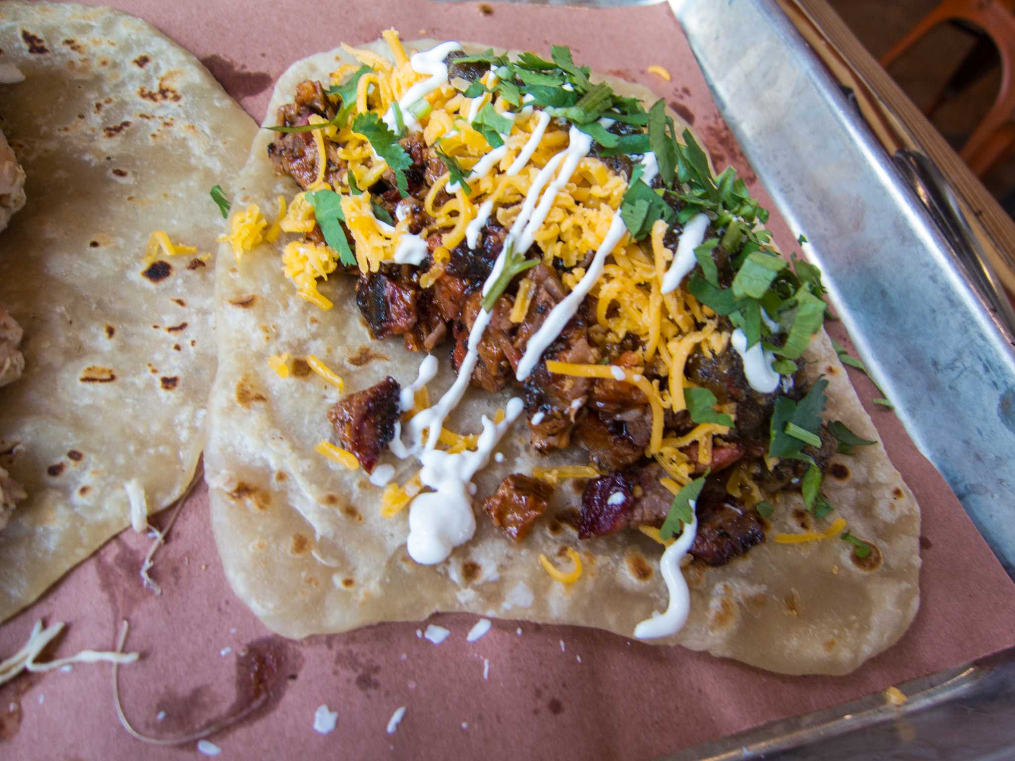 Tortillas joining Texas barbecue canon