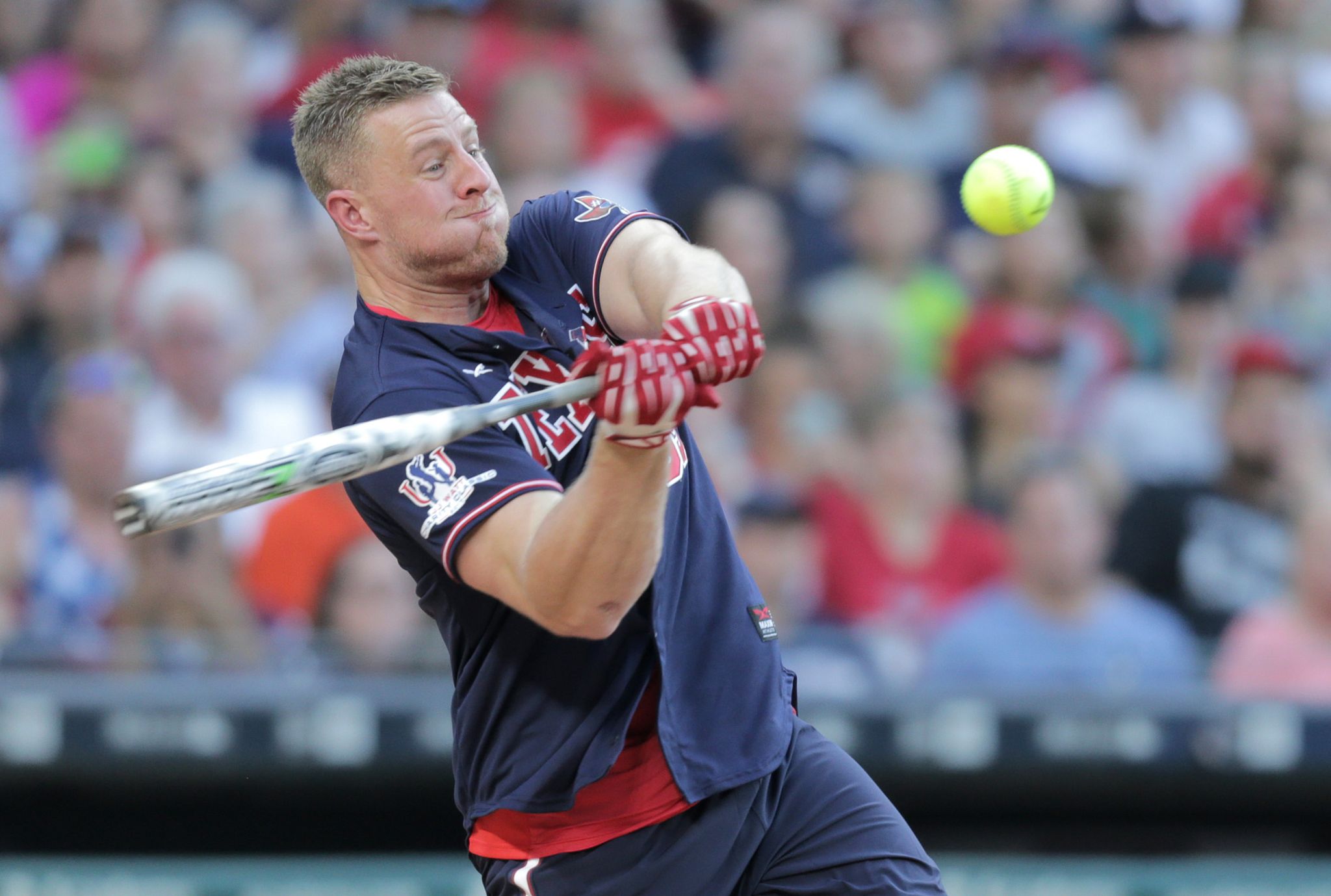 J.J. Watt, teammates give back at annual charity softball game