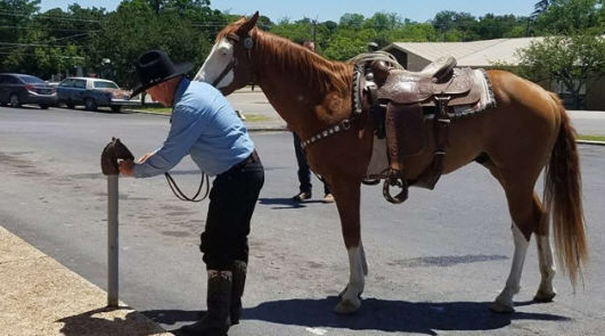 Hold Your Horses At The Bank In This Texas Town