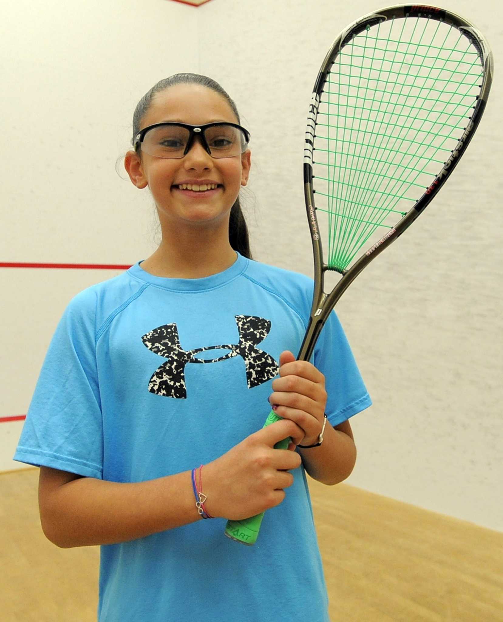 National Junior squash champion, Greenwich resident, takes stress in stride