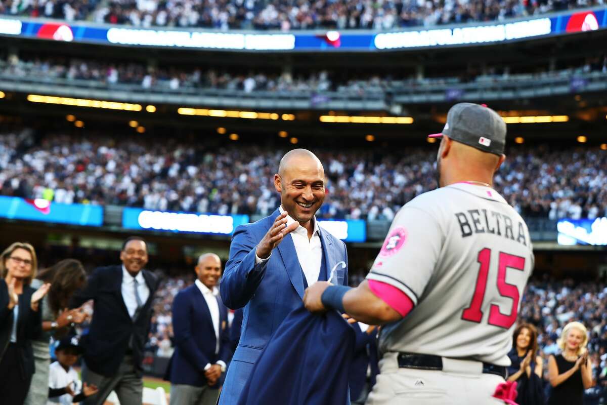 Astros' Carlos Beltran explains story behind Derek Jeter's